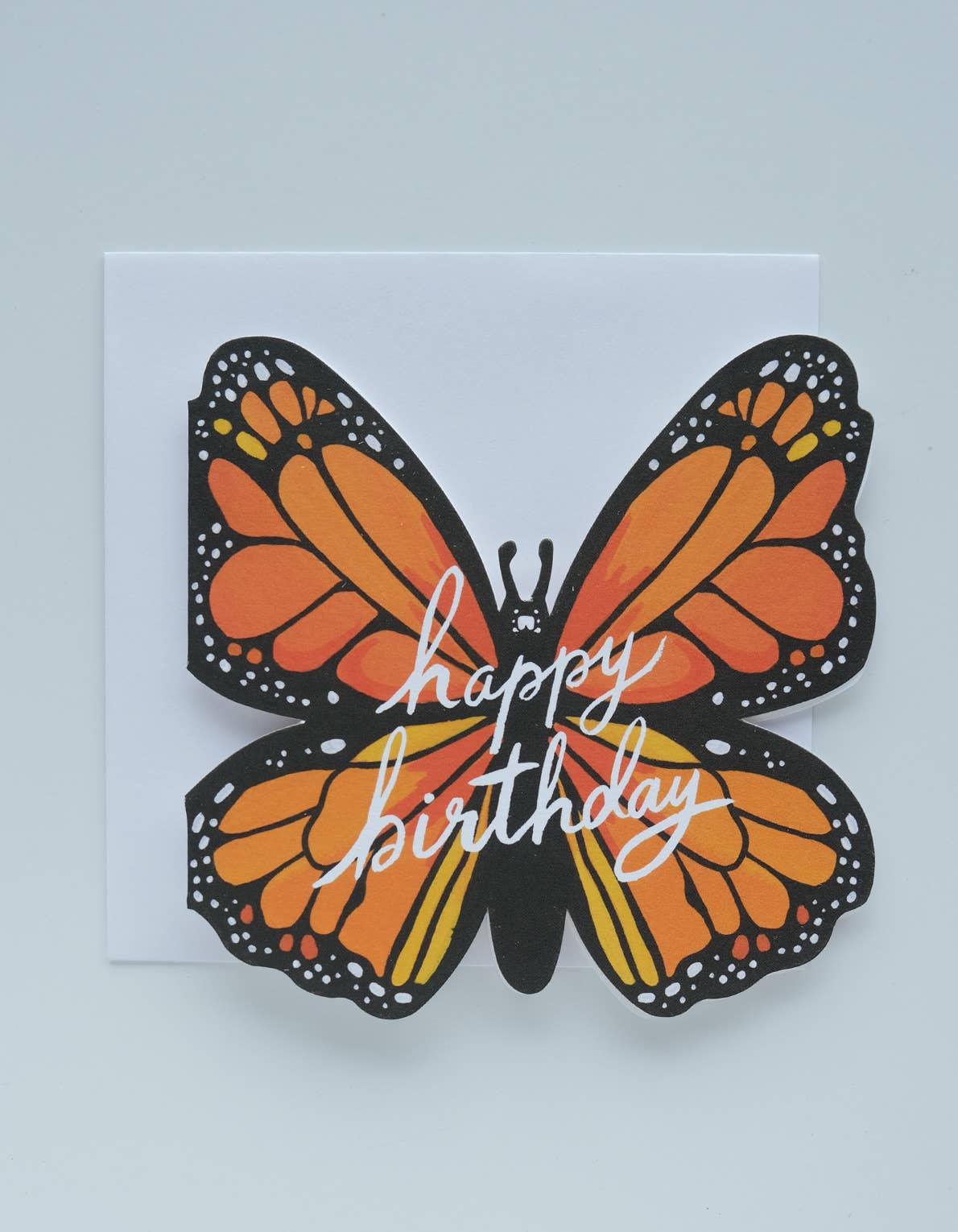 Birthday Greeting Card | Monarch, Die Cut