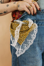 Little Bit of Lace Scarf Yellow