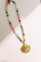 Summer Shell Beaded Necklace