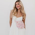 Jolie Puffer Bum Bag-Pink Floral