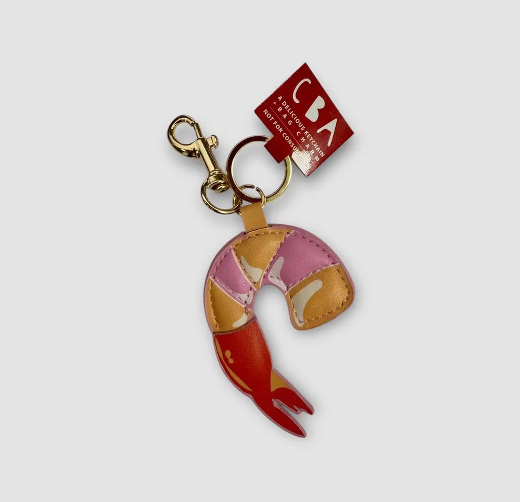 Shrimp Bag Charm + Keychain