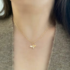 Honey Bee Queen Bee Pendant Charm Necklace