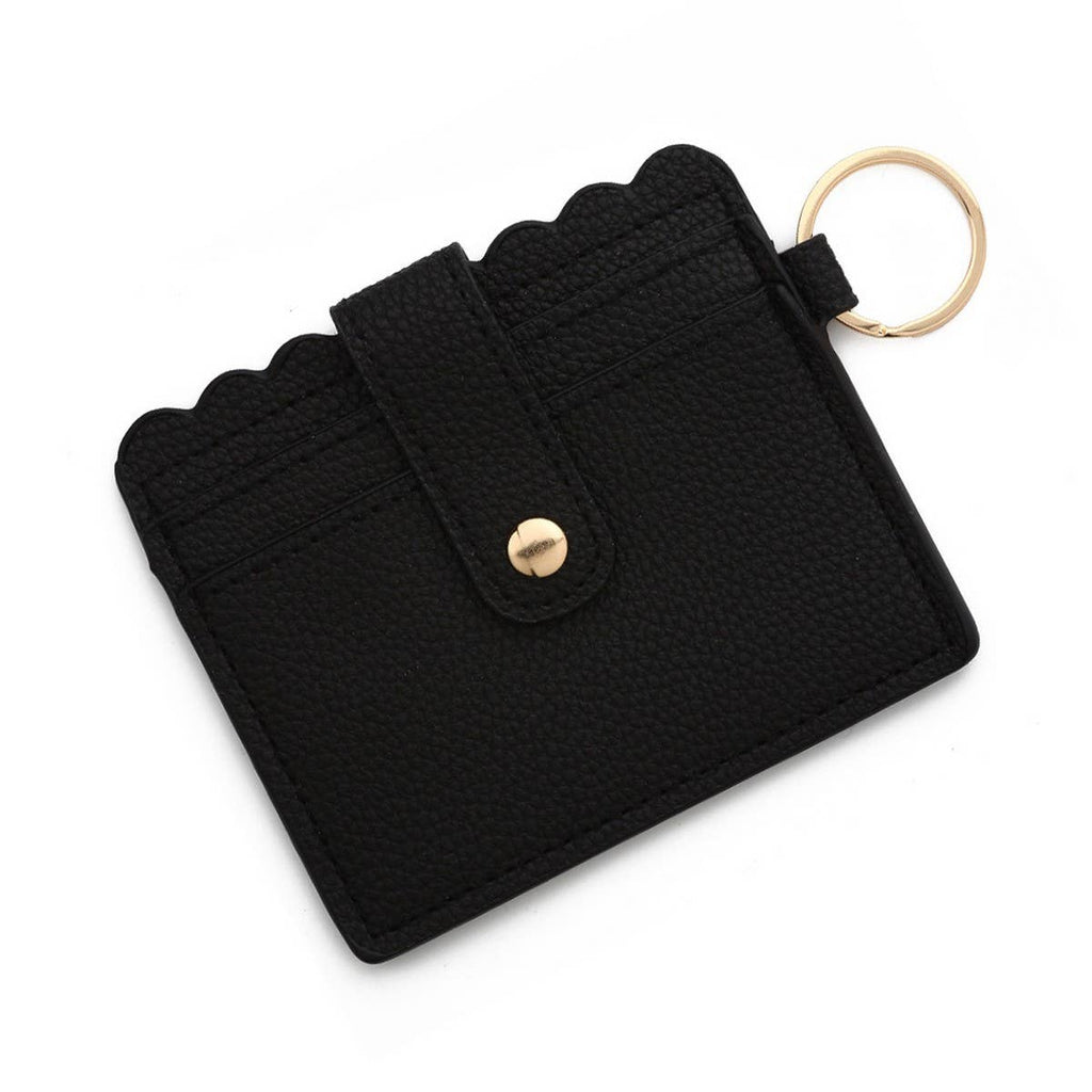 Multi-Card PU Wallet with Keychain & Coin