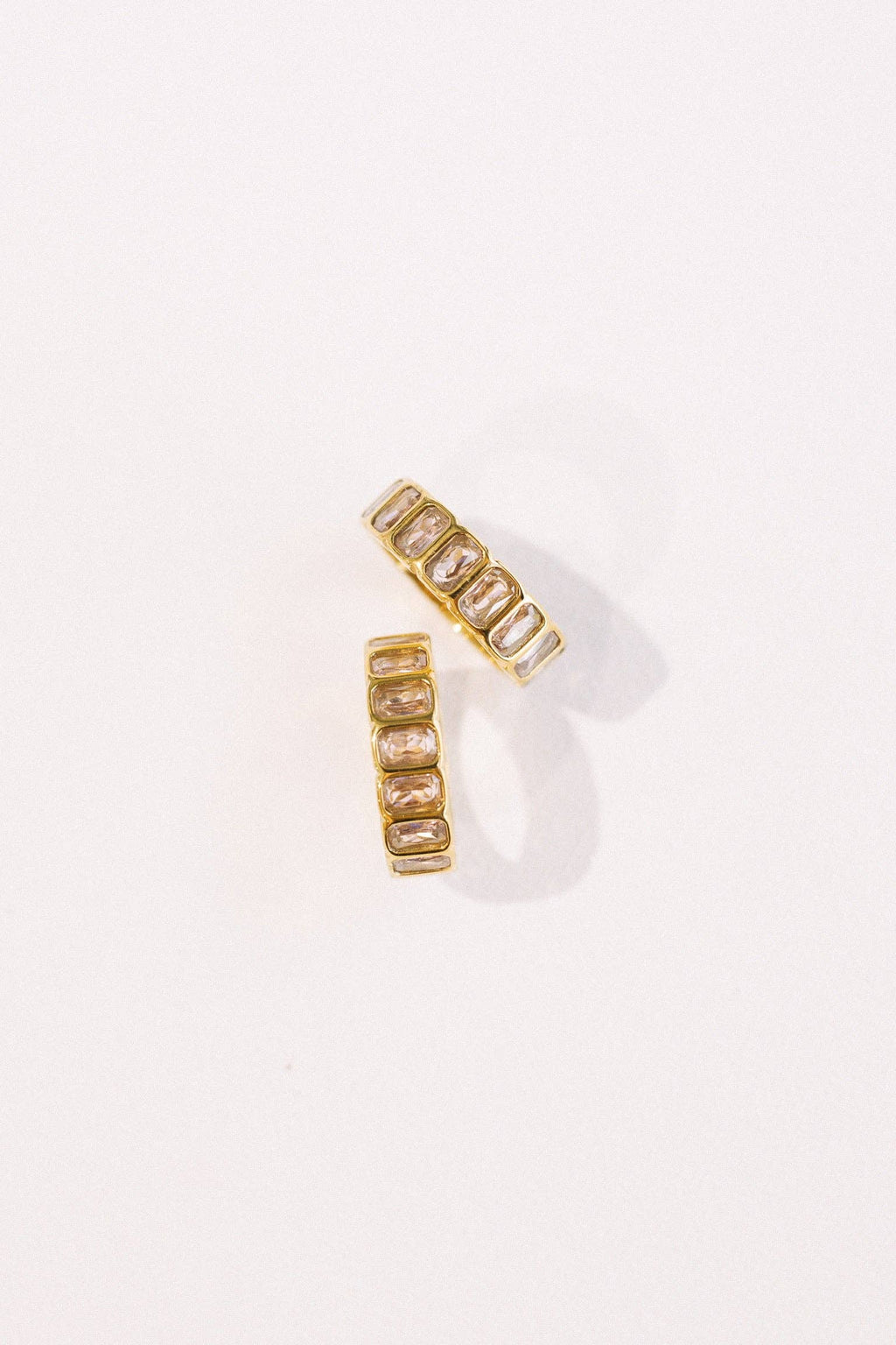 Crystal Eternity Ring Black