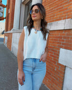 Make a Statement Sleeveless Sweater