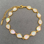 Geometric Shell 18K Gold Plated Stainless Steel Bracelet