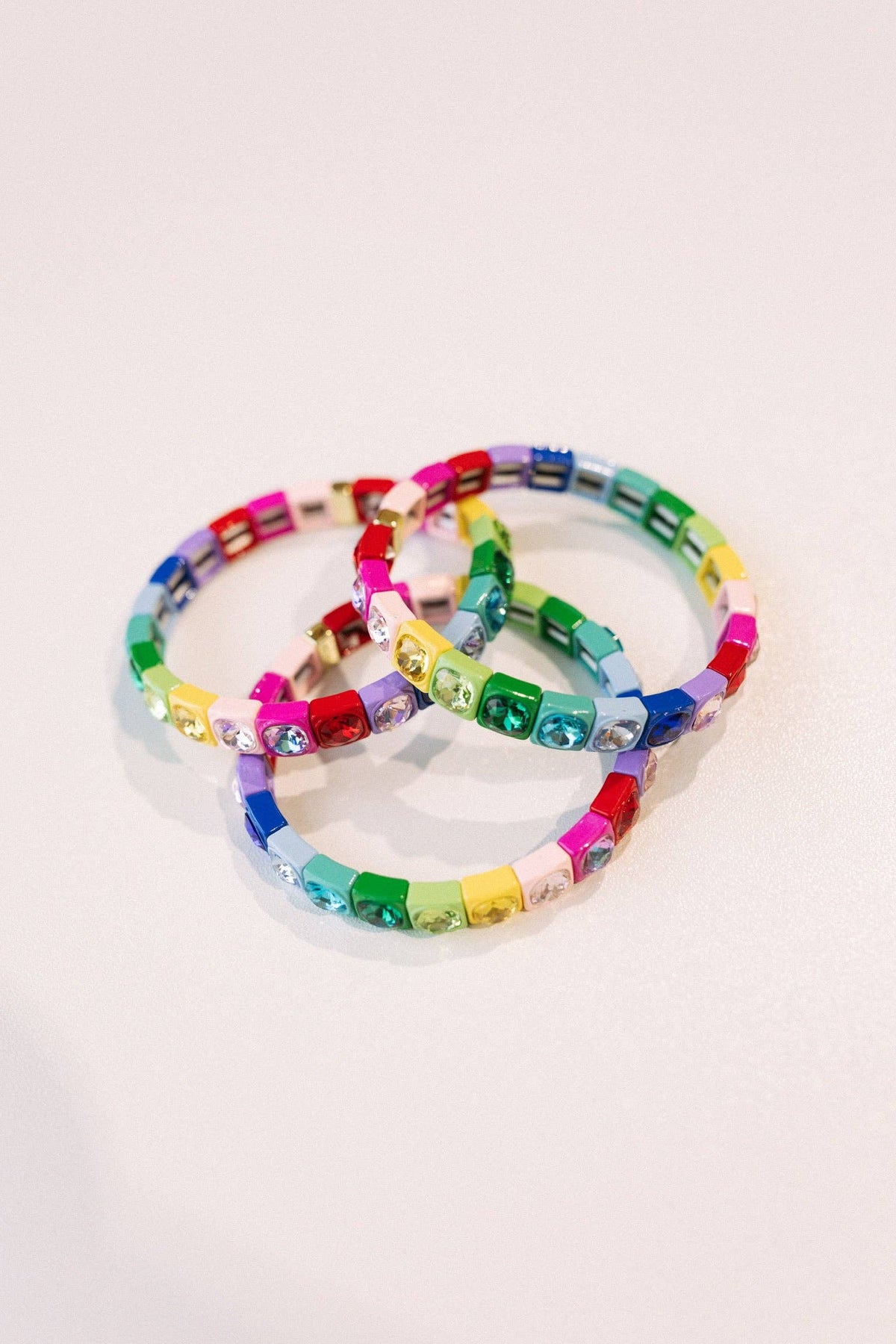 Stella Rainbow Gemstone Stretch Bracelet
