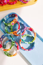 Rainbow Gemstone Stretch Bracelet