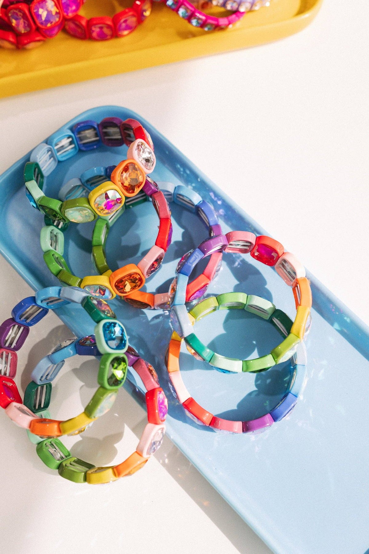 Rainbow Gemstone Stretch Bracelet