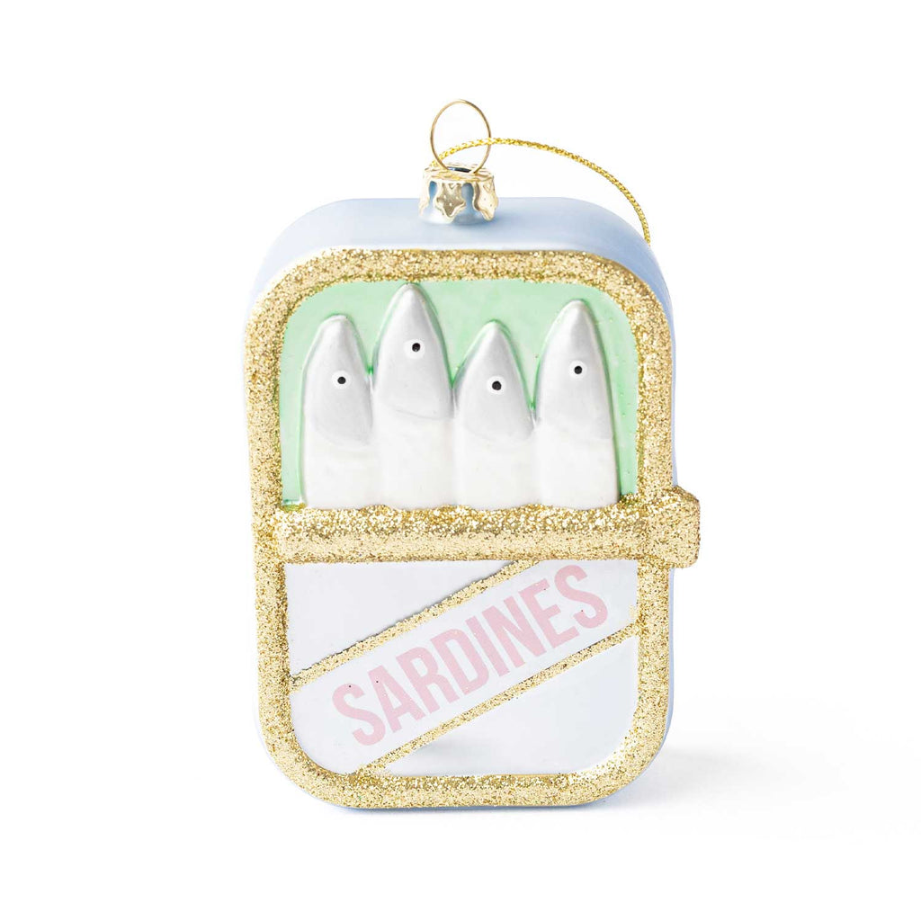 Sardines Boxed Glass Ornament