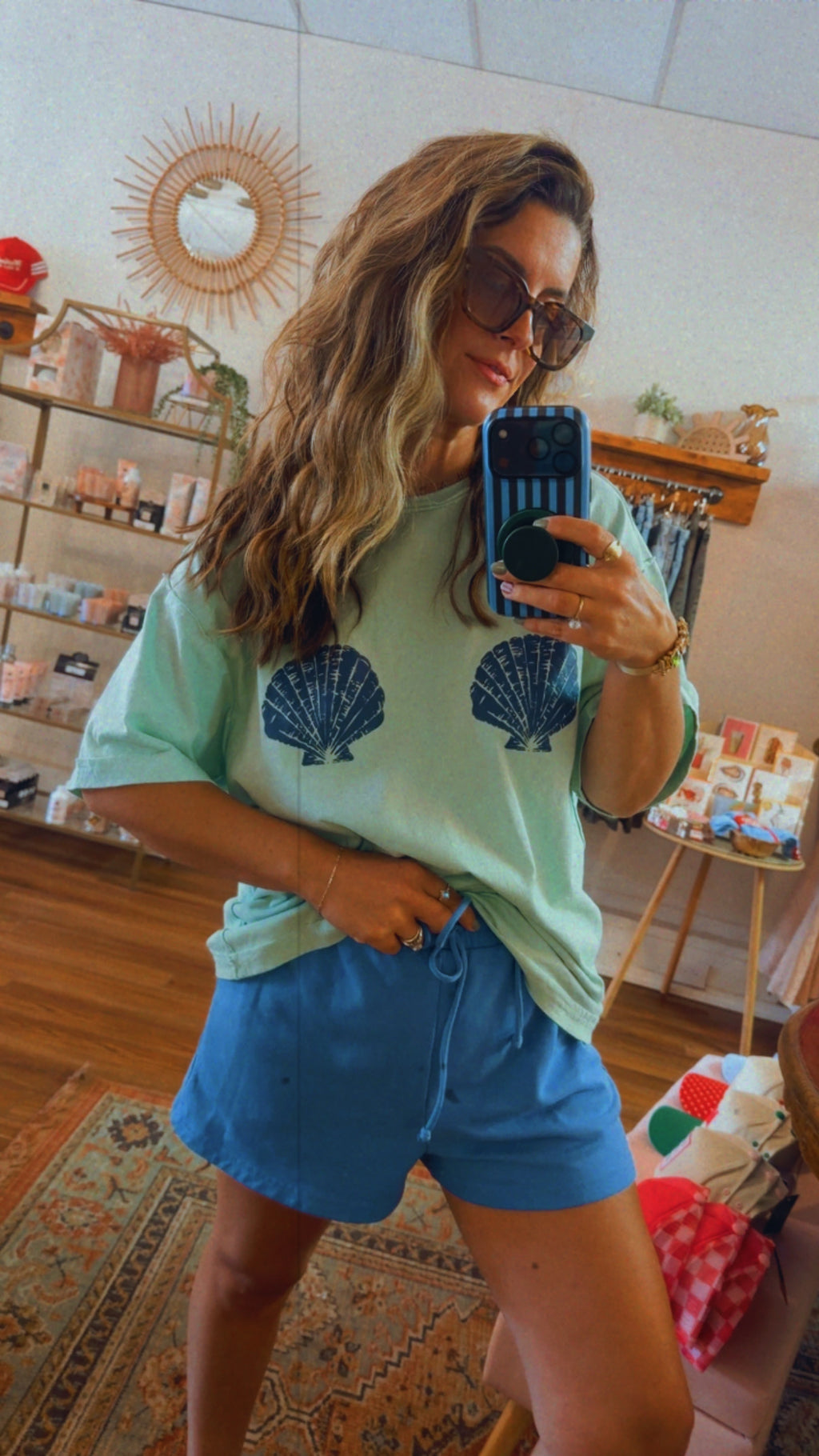 Graphic Shell Print Tee