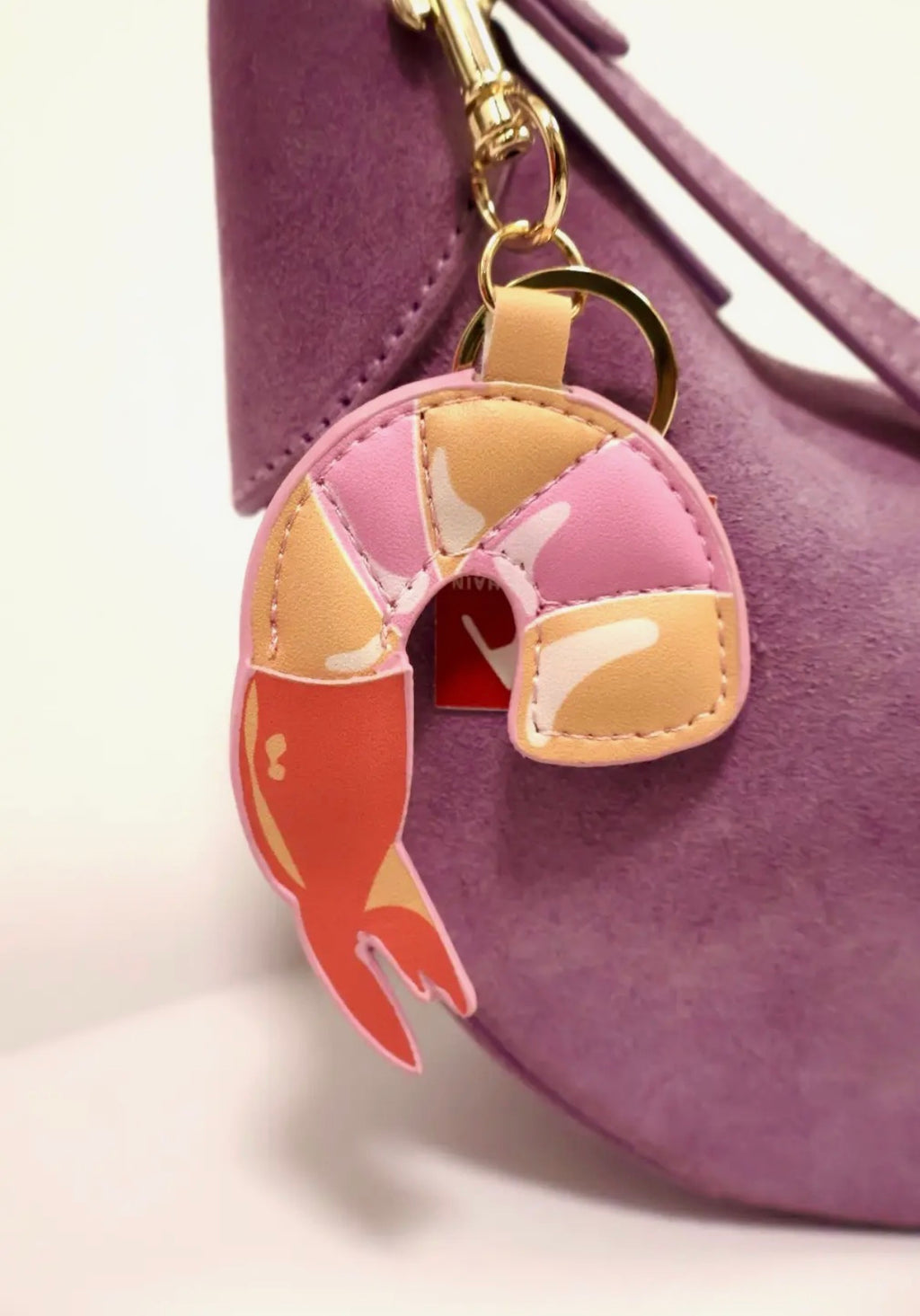 Shrimp Bag Charm + Keychain