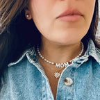 Mom Pearl necklace mothers Day natural freshwater pearls