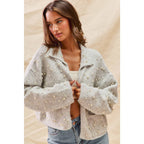 PEARL EMBELLISH SWEATER HOLIDY CHRISTMAS CARDIGAN