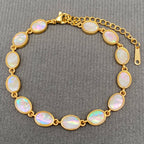 Geometric Shell 18K Gold Plated Stainless Steel Bracelet