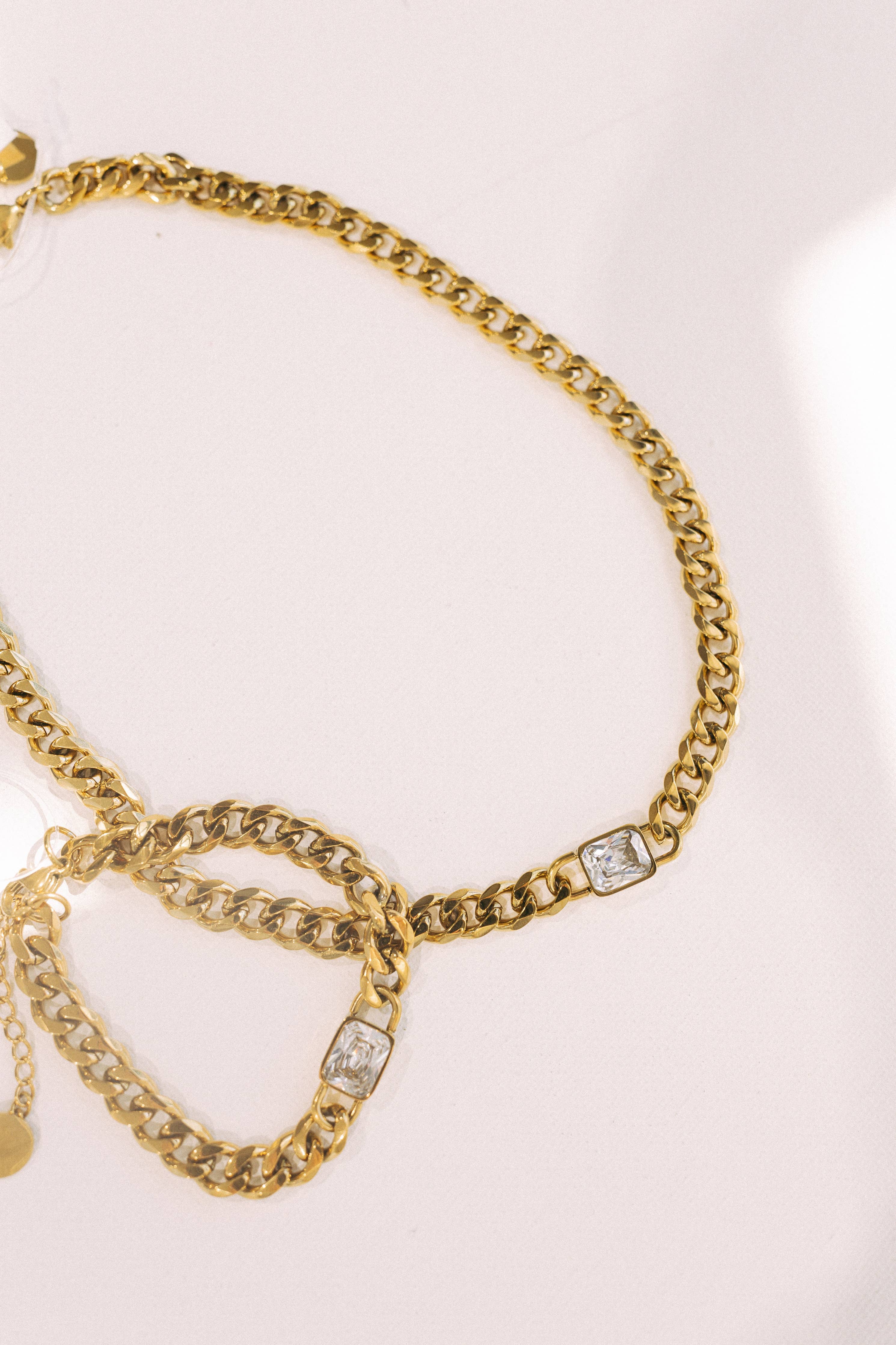 Claire Cuban Chain Necklace
