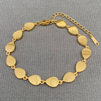 Geometric Shell 18K Gold Plated Stainless Steel Bracelet