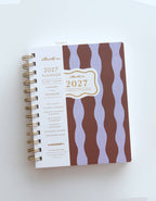 2027 Pocket Planner | Periwinkle Wave