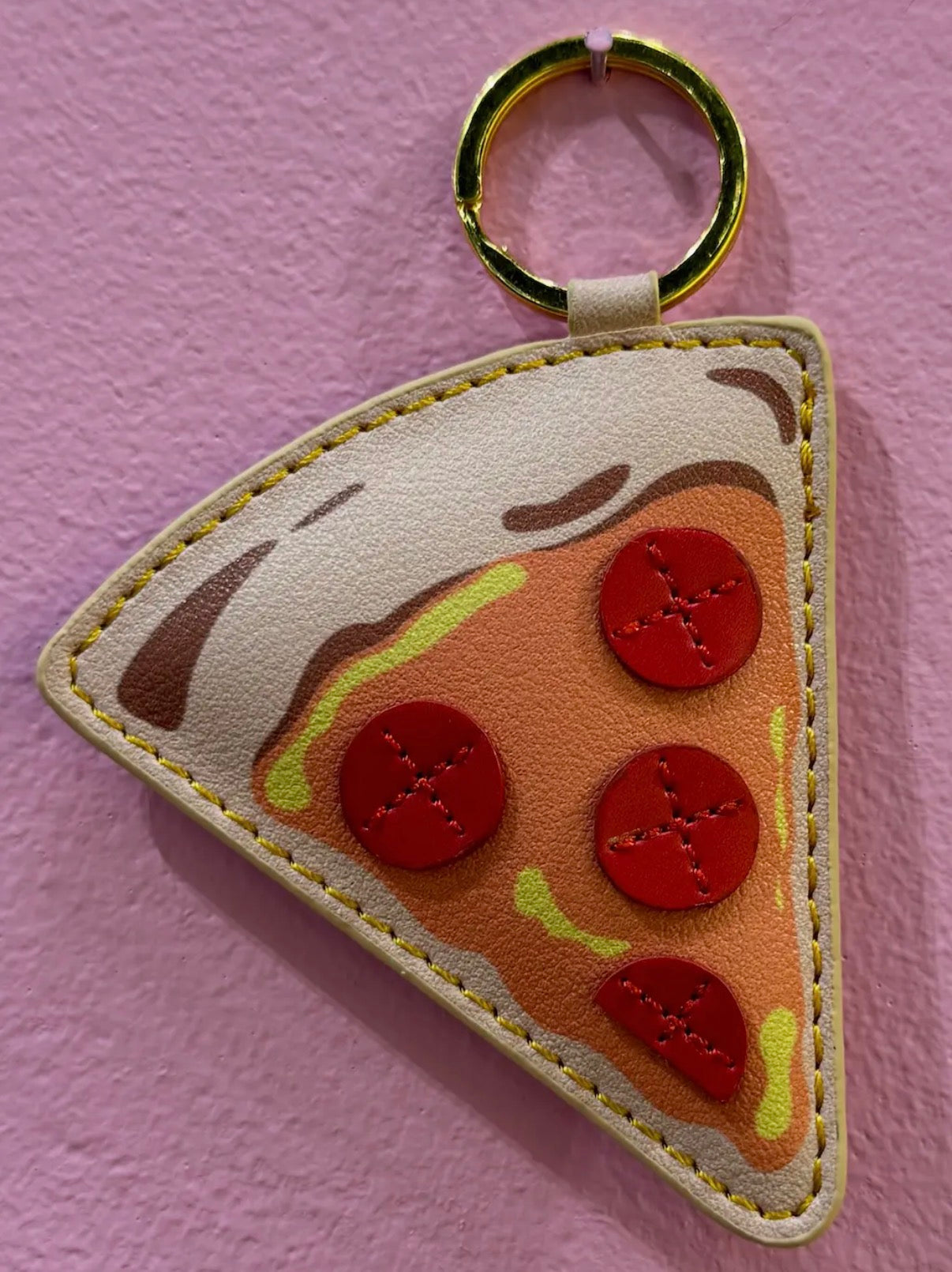Pizza Bag Charm + Keychain