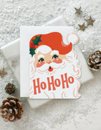 Christmas Holiday Greeting Card | Ho Ho Ho Santa