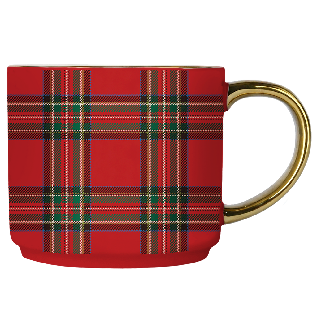 Red Plaid Coffee Mug - Christmas Decor & Gifts