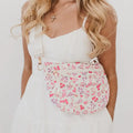 Jolie Puffer Bum Bag-Pink Floral