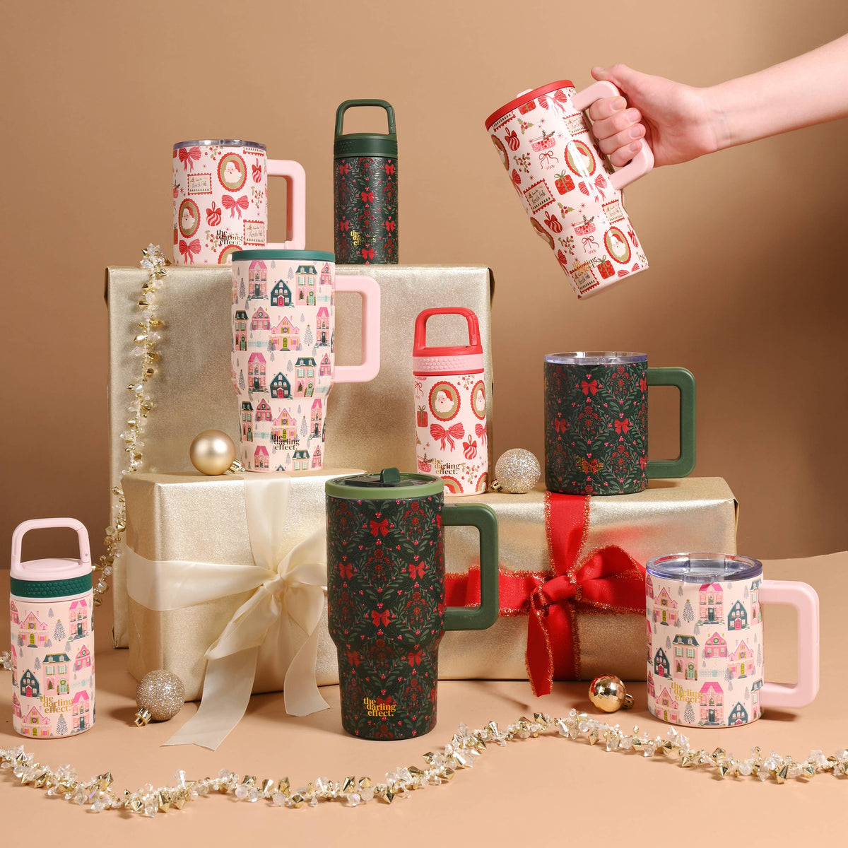 20 oz Lifestyle Flip Straw Tumbler-A Merry Moment
