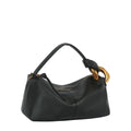 Chunky Link Handle Hobo Baguette Bag
