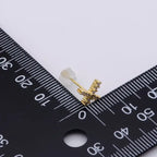 14K Gold Filled Tiny Xo Stud Earrings