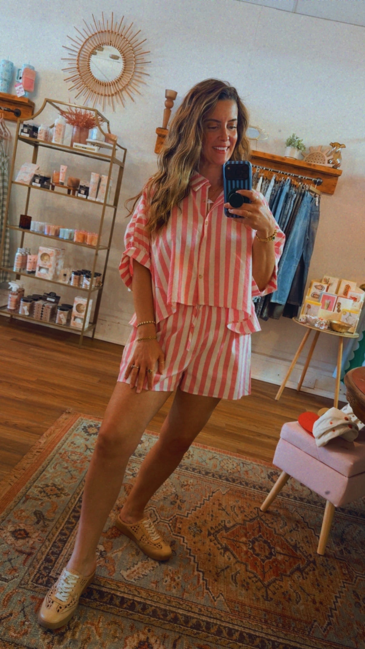 Bubblegum Pink Striped Set