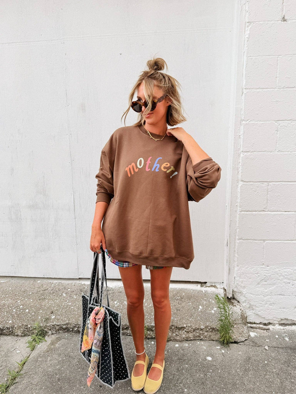 Multicolor mother! sweatshirt