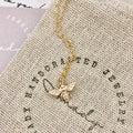 Honey Bee Queen Bee Pendant Charm Necklace