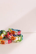 Rainbow Gemstone Stretch Bracelet
