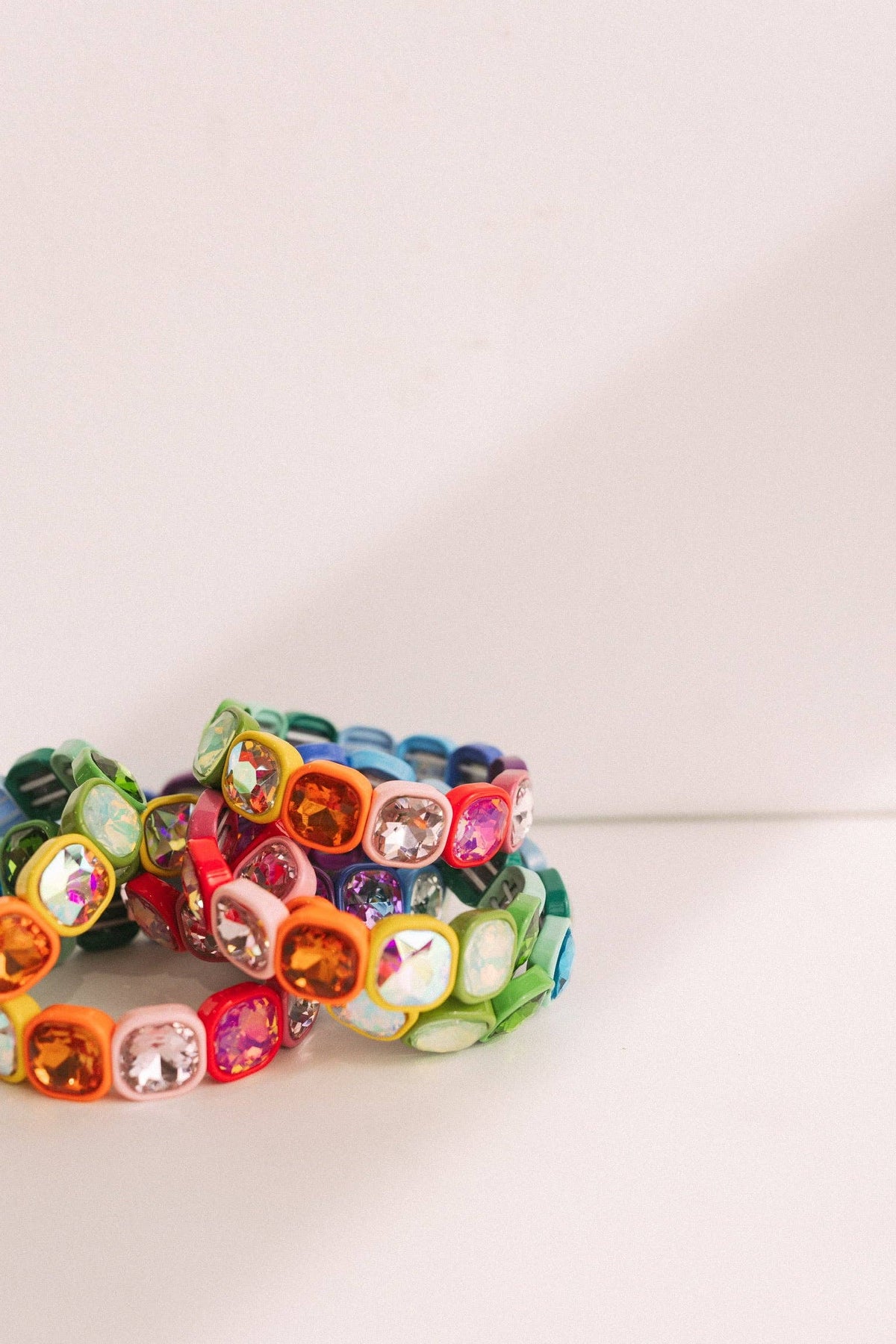 Rainbow Gemstone Stretch Bracelet