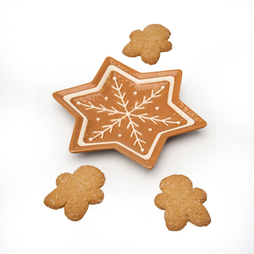 Gingerbread Star Plate
