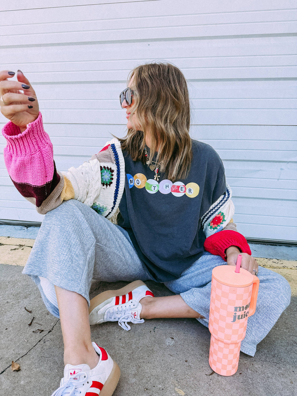 Mother 8 ball graphic tee