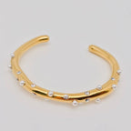 Zircon Pearl Bangle