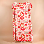 Snuggle Up Plush Blanket-Mistletoe Magic