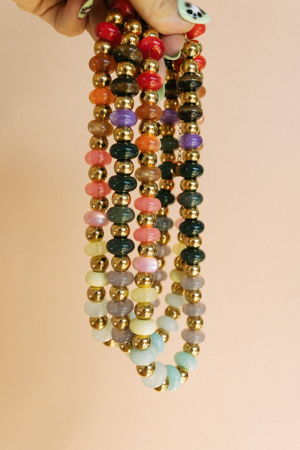 Color Theory Beaded Necklace