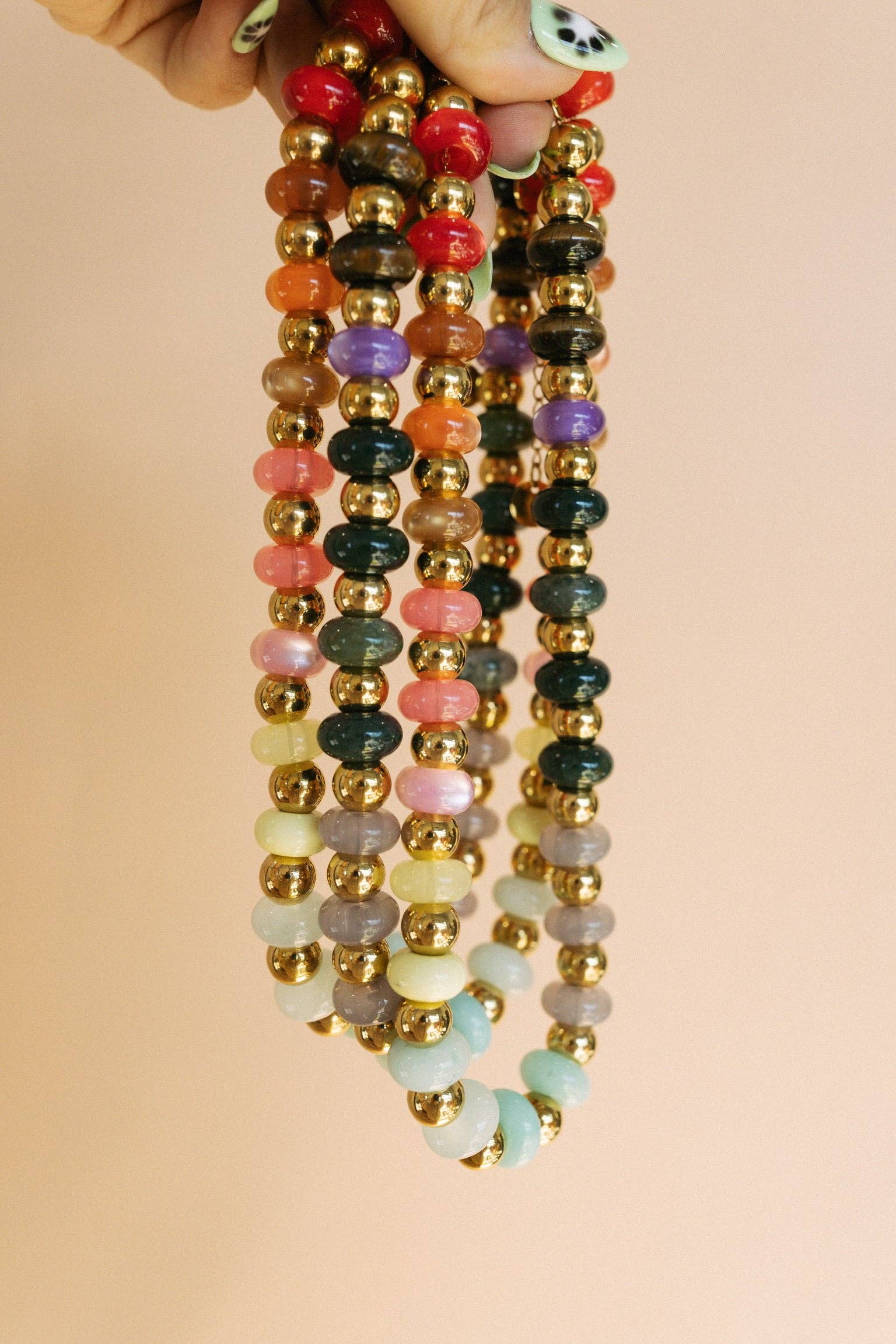 Color Theory Beaded Necklace