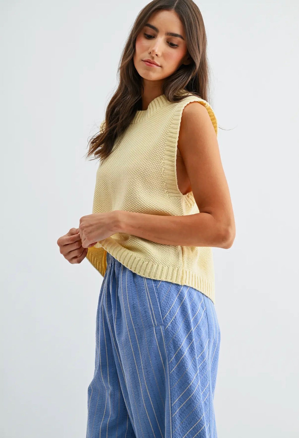 Sleeveless Tie Back Top