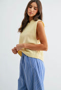 Sleeveless Tie Back Top
