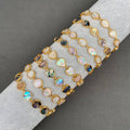 Geometric Shell 18K Gold Plated Stainless Steel Bracelet