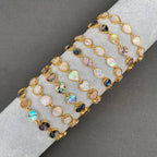 Geometric Shell 18K Gold Plated Stainless Steel Bracelet