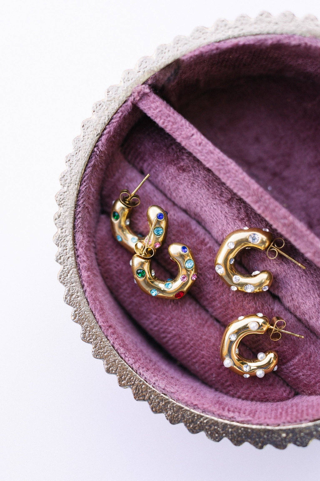 Ebby Hoop Earrings || Choose Color