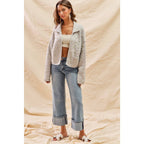 PEARL EMBELLISH SWEATER HOLIDY CHRISTMAS CARDIGAN
