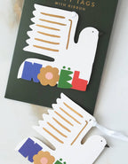 Die-Cut Gift Tags | Christmas Noel Dove
