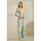 Polka Dot Lace Long sleeve Top