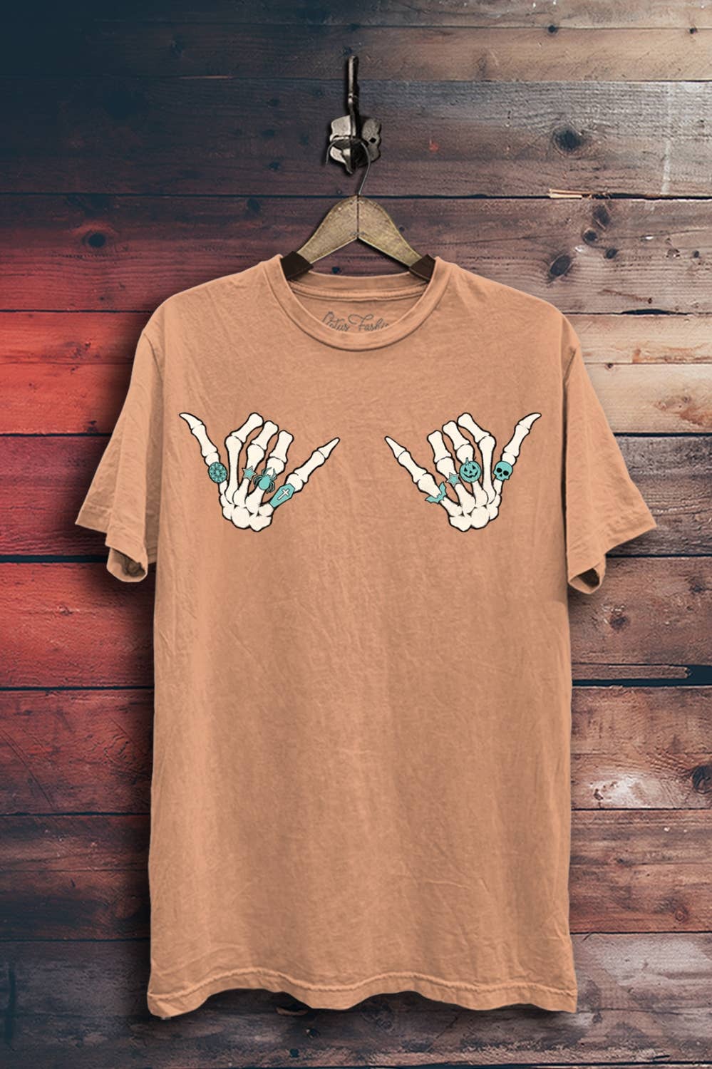 Halloween Skeleton Hands Graphic Top