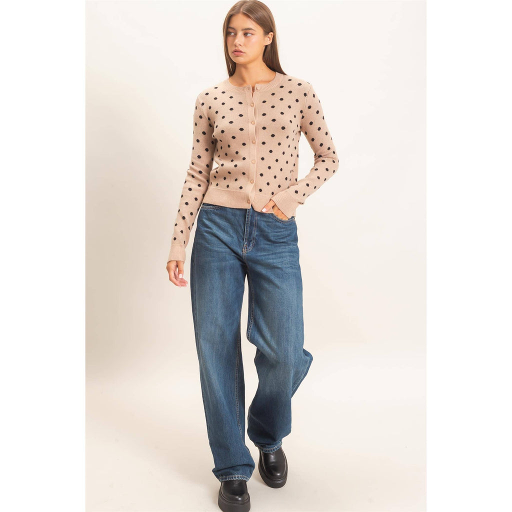 Polka Dot Cardigan